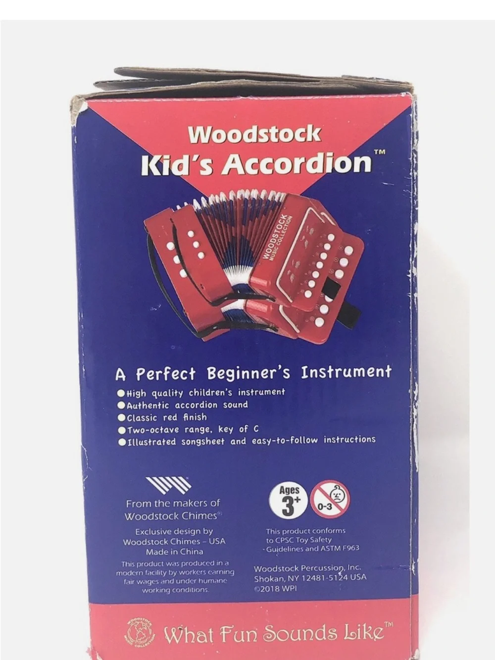 Woodstock Kid's Accordion - Music Collection, Includes Detailed Instructions
